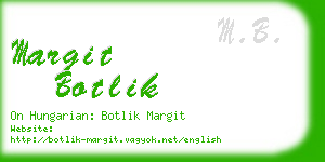 margit botlik business card